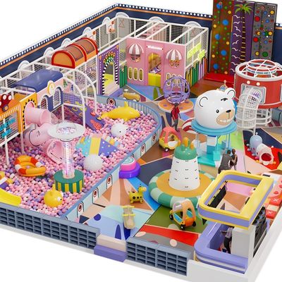 Good price Shopping Malls Commercial Soft Play Equipment With Ball Pit And Slide online
