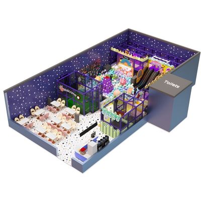 Good price Purple Themed Indoor Playground Equipment Customizable With Space Smart Design online