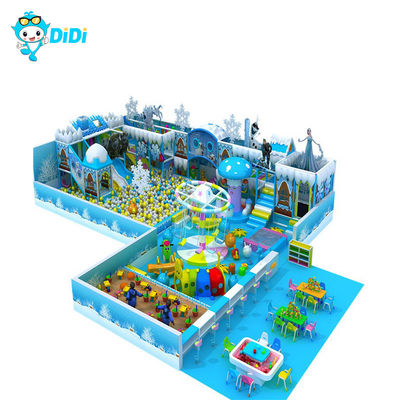 Good price Custom Snow Themed Indoor Playground with 100+ Passenger Capacity and 8FT Frame Size for Kids Play Center online
